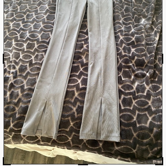 Zara Charcoal Flare Pants - Picture 2 of 7